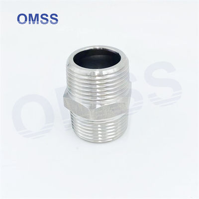 304 acier inoxydable hexadecimal tétons mâles femelles coude raccords de tuyaux industriels hexagone tétons