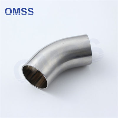 Pipe en acier inoxydable sanitaire 2CMP- 90° Tri-clampe Coude 90 degrés