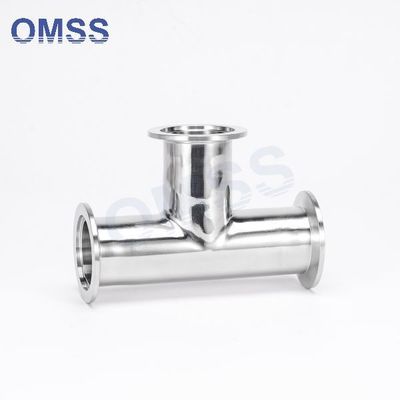 SS304 sous vide KF équivalent Tee 3 Way Tee NW raccordement semi-conducteur Tee SS316L