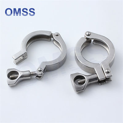 SS304 Single Pin Clamp Sanitaire de qualité alimentaire en acier inoxydable Tri Clamp 1.5&quot; 2&quot; 3&quot; usine de Chine