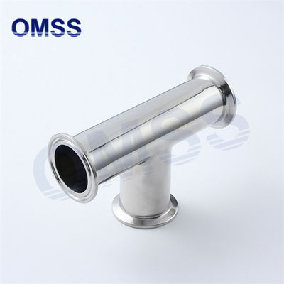 Pipe sanitaire en acier inoxydable de 7 MP Tri Clamp Equal Tee