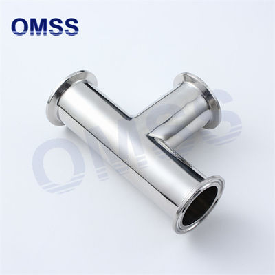 Pipe sanitaire en acier inoxydable de 7 MP Tri Clamp Equal Tee