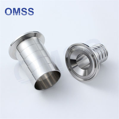 14MPHR Tri Clamps Sanitaires Adaptateur de tuyau en caoutchouc 3a SS316l Ferrule de 1,5&quot;