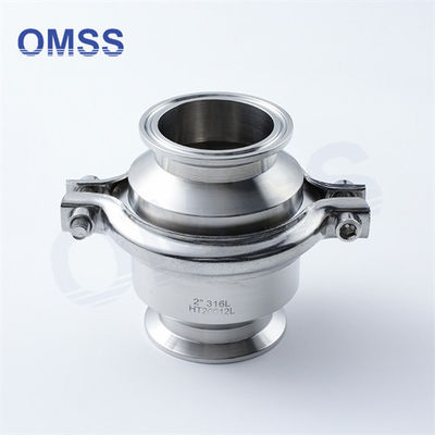 SS304 soupape de vérification non retournée en acier inoxydable soupape hydraulique non retournée