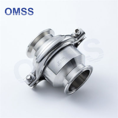 SS304 soupape de vérification non retournée en acier inoxydable soupape hydraulique non retournée