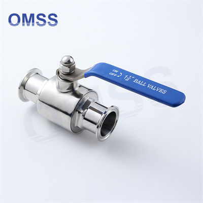 1/2 &quot;-12&quot; soupape sanitaire à bille serrée en acier inoxydable à bille Npt soupape pour boissons