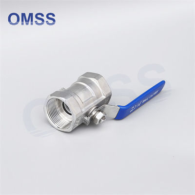 Tri Clamp Ball Valve 3A 1&quot; Sanitaire 3PC manuel sans rétention motorisé avec plate-forme haute