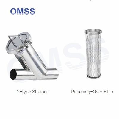 DN20-DN200 Filtre sanitaire SS316 Filtre métallique en acier inoxydable soudé à l'angle