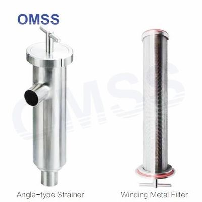 DN20-DN200 Filtre sanitaire SS316 Filtre métallique en acier inoxydable soudé à l'angle