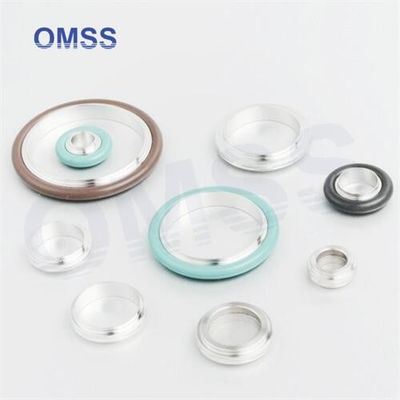 KF16 316L Armatures en acier inoxydable KF Centre Ring O-Ring sous vide