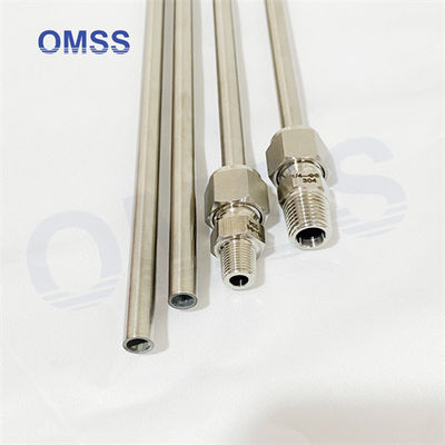 316L EP raccords raccords de tuyauterie ultra-propres 1 mm tube capillaire en acier inoxydable avec fil mâle ou femelle